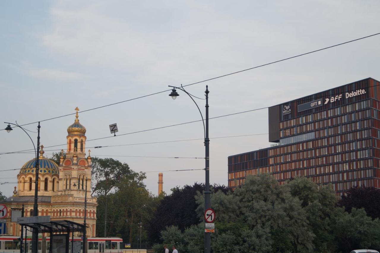 N23 Dwupoziomowy Apartament Lodz Centrum Wi-Fi Klimatyzacja Exteriér fotografie